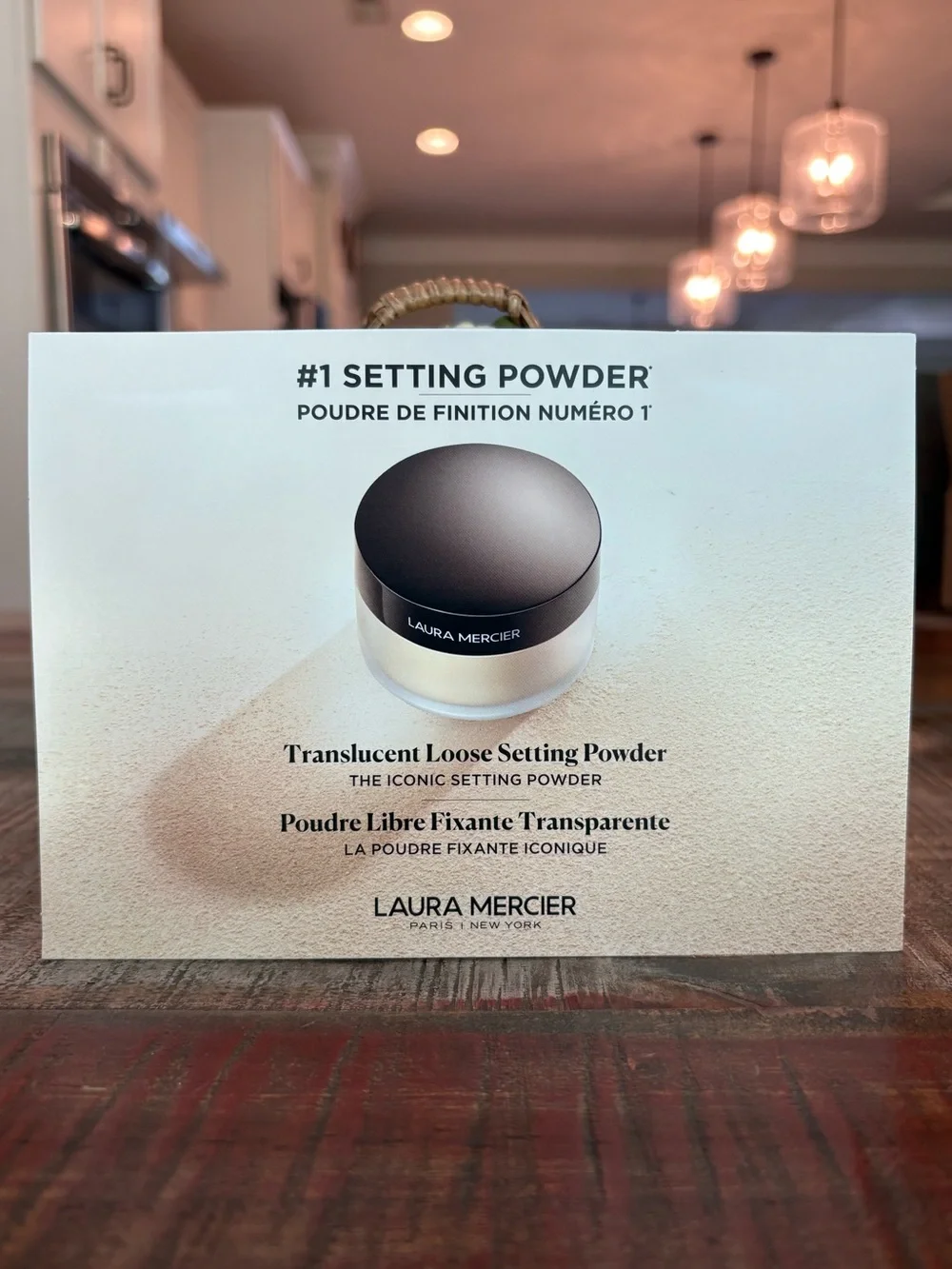 NEW Laura Mercier LOOSE SETTING POWDER Sample CARD with 3 Shades!